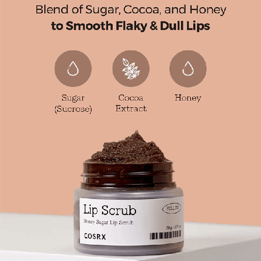Cosrx Sugar & Honey Lip Scrub - 20g مقشر الشفاه بالسكر والعسل من كوسركس - 20 جرام