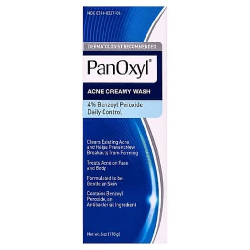 غسول كريمي لحب الشباب بانوكسيل 170 جرام PanOxyl 4%