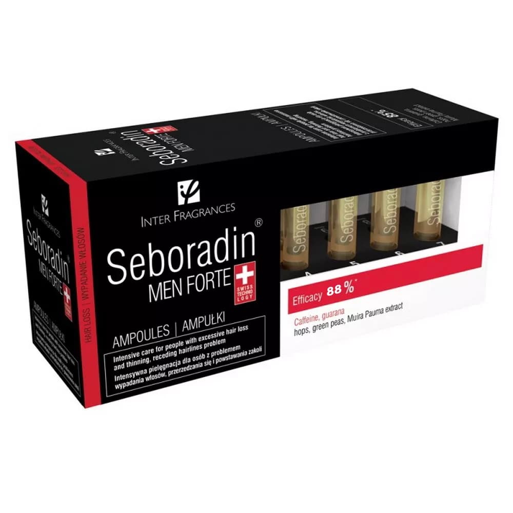 Seboradin Men's treatment for Hair Loss and Thinning,14 ampoules 5,5m