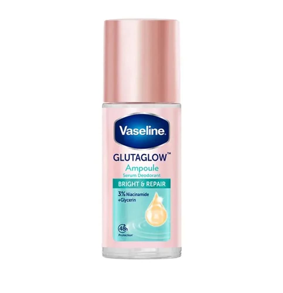[8888086785910] سيروم مزيل عرق رول اون جلوتا جلو برايت اند ريباير - من فازلين 45 مل