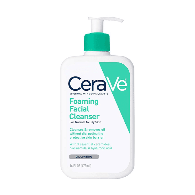 غسول الوجه الرغوي من سيرا في - 473 مل