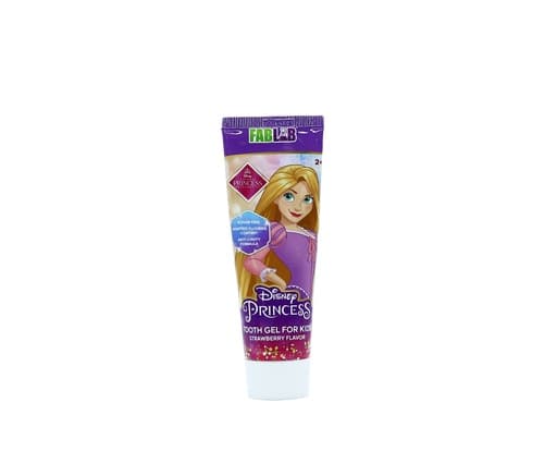 [6224002283276] معجون اسنان للاطفال بنكهة الفراولة بعدة اشكال من فاب لاب 75 مل - Princess purple